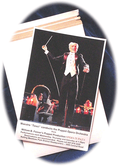 Conductor Maestro Tosci, Limited Edition.  Number 1 in the series.